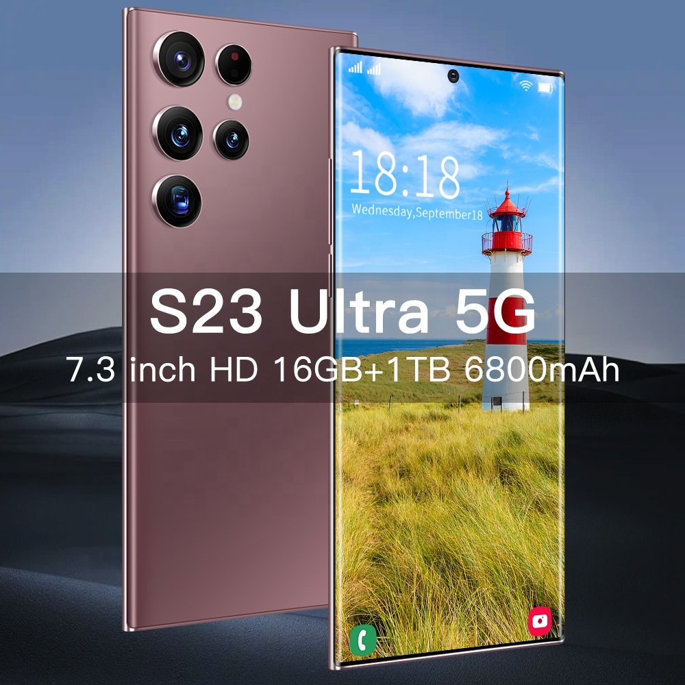 In Stock Fast shipping S23 ULTRA 12GB+512GB 6.8 Inch HD full Display Android 12 Mobile Cell Have Logo On Phone 4g 5g Smartphone